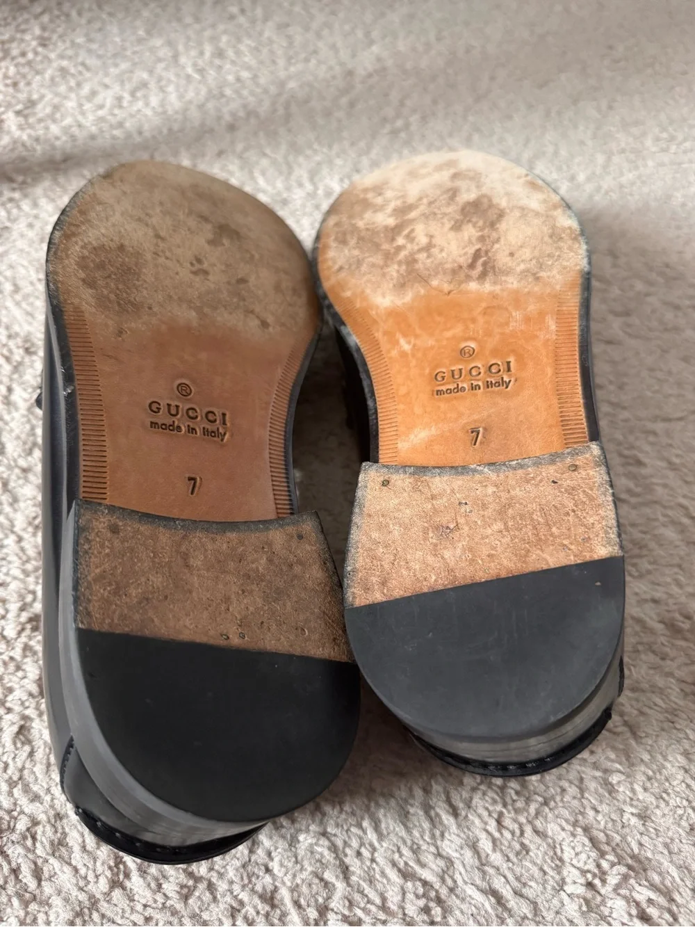 Gucci Men’s GG Loafer with Tassel – Factory Sample Pair (Worn/No box, like new)